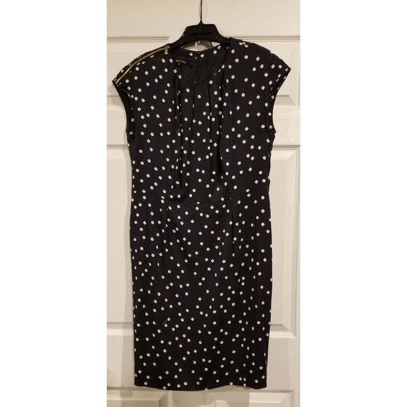 escada polka dot dress